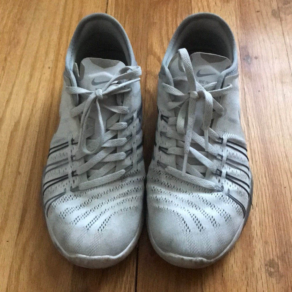 White Nike shoes